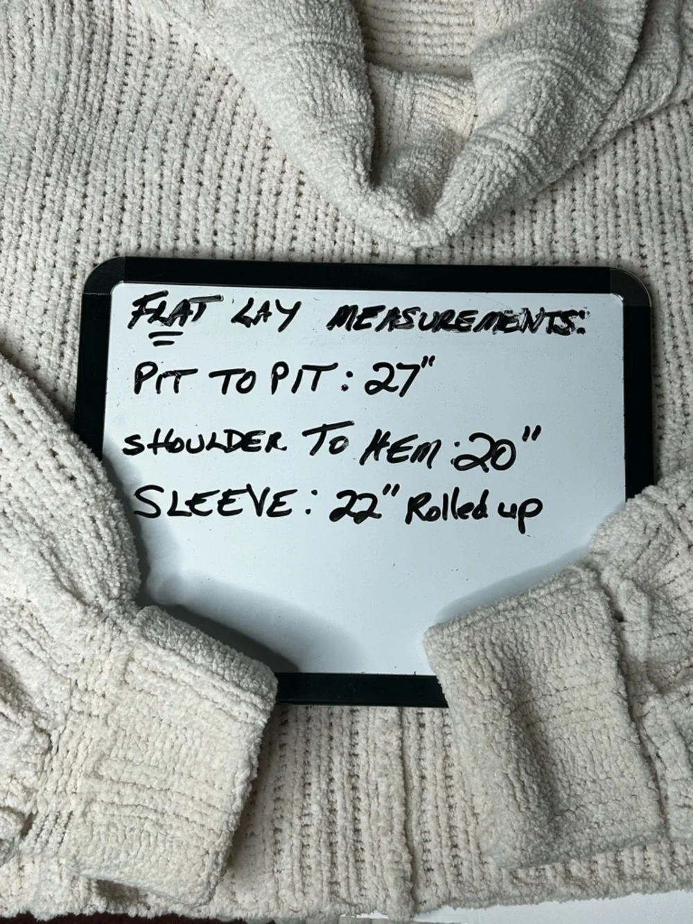 Free People "Be Yours" Cowl Neck Chunky Pullover Sweater Oversized Cottagecore - Picture 16 of 17